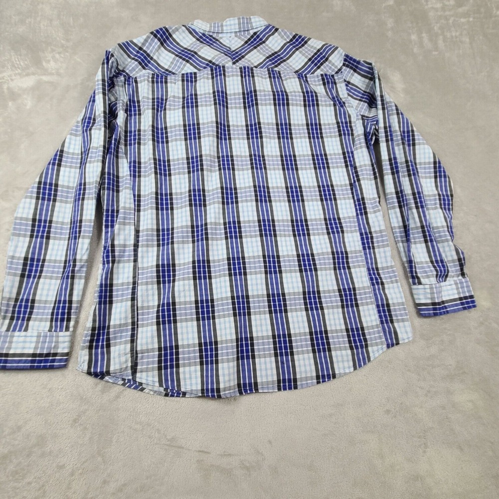 Ecko Unltd Plaid Button Down Shirt Long Sleeve Casual 3XL - Picture 5 of 14